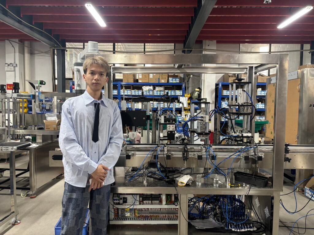 On-site product quality inspection – Labeling machine