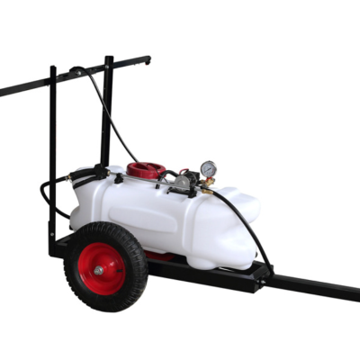 Agricultural machinery for spraying chemicals: sprayer